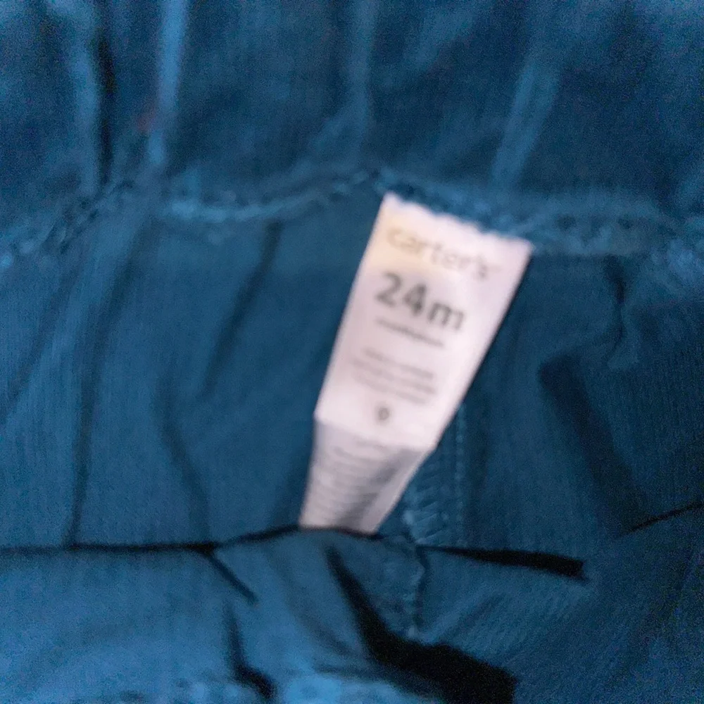 Adorable Navy Corduroy Pants for Toddlers - 24M